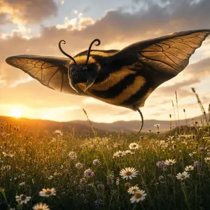 Bumblebee + Manta ray